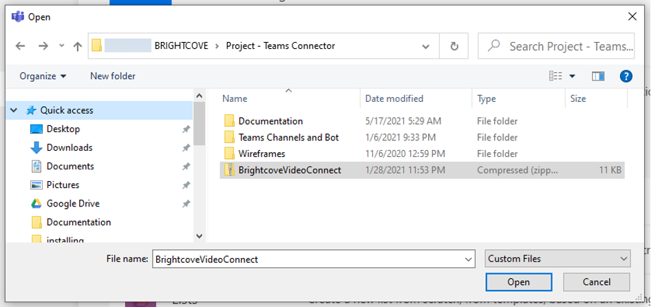 Upload the Connector